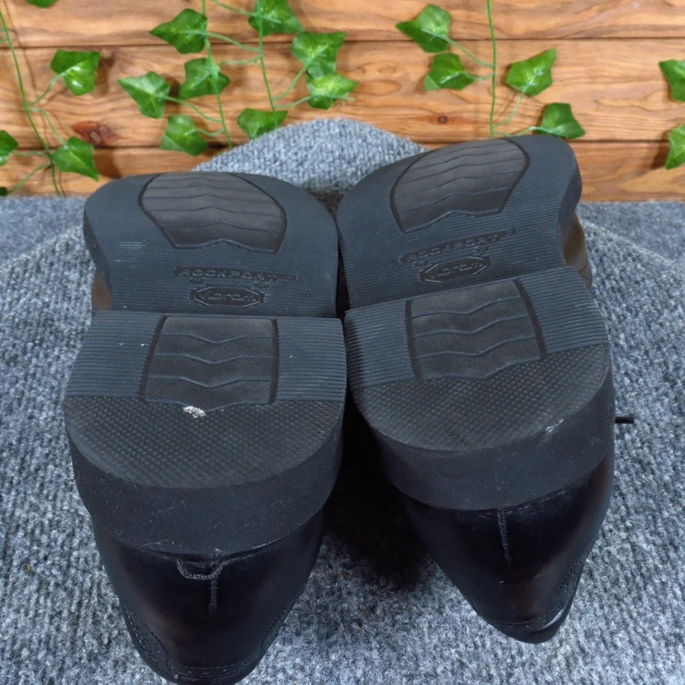 Rockport Dressport Men Wingtip Oxford Sz 10.5 Business Black Leather Lightweight